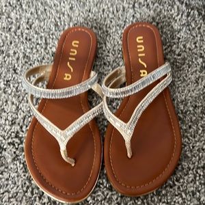 Unisa sparkly casual sandals-Sz 8.5